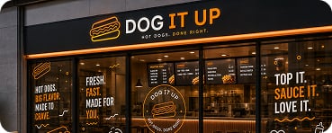 Dog It Up standalone franchise storefront